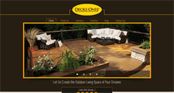 Desktop Screenshot of decksonly.com